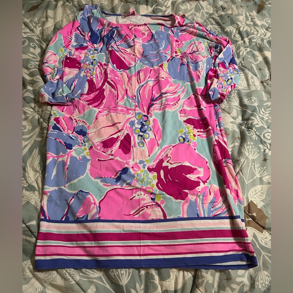 VGUC medium Lilly Pulitzer cold shoulder dress